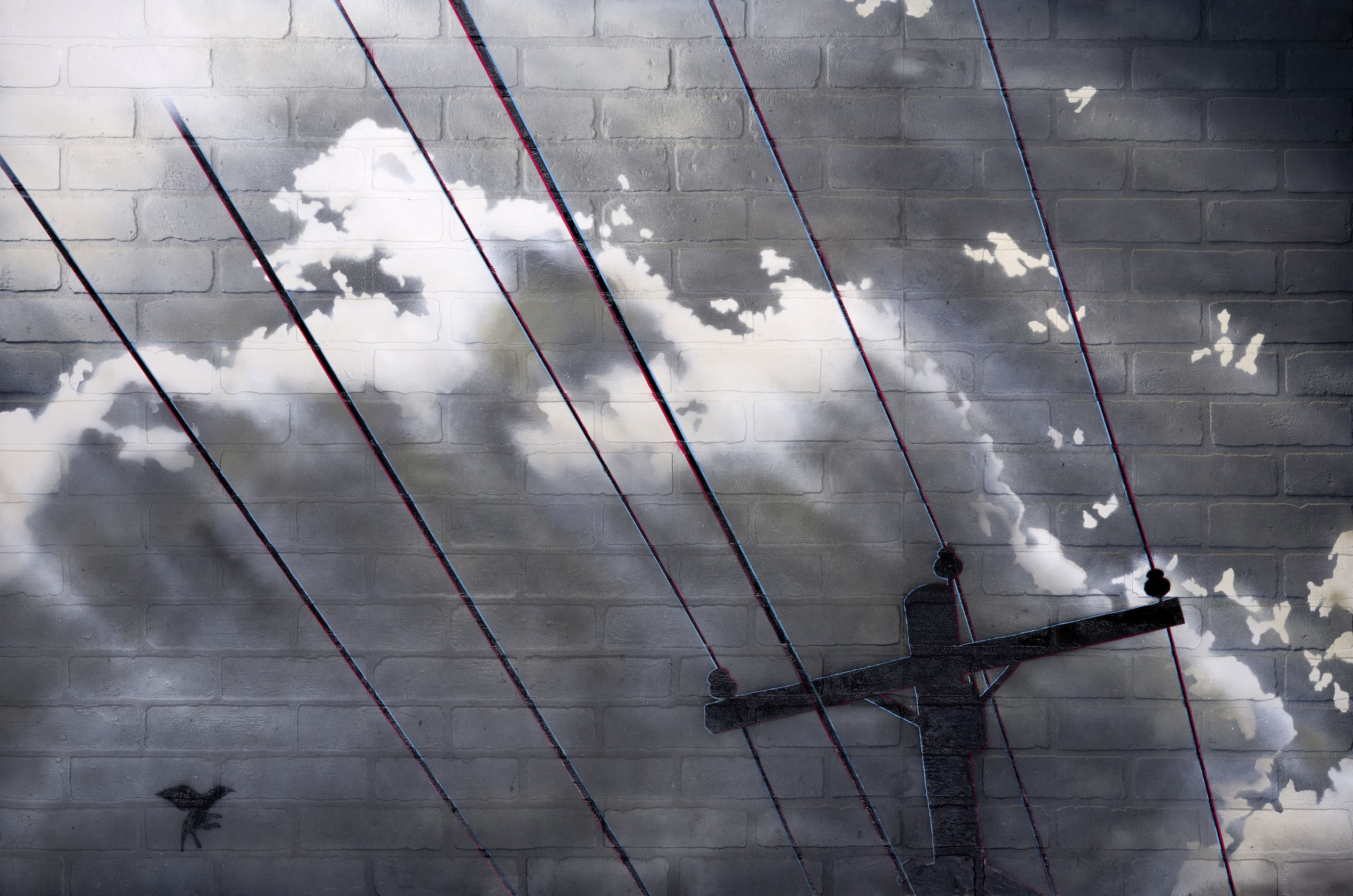 Telephone Wires, Tom Lincoln, Rittenhouse Square, Philadelphia, 3D